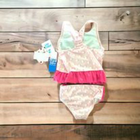 Disney Junior Minnie Mouse 2 pc. Swim Suit Size 4T - Picture 2 of 4